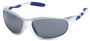 Angle of Gadabout #708 in Silver and Blue Frame, Women's and Men's Sport & Wrap-Around Sunglasses