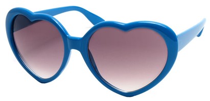Angle of SW Heart Style #8847 in Blue Frame, Women's and Men's  