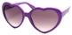 Angle of SW Heart Style #8847 in Purple Frame, Women's and Men's  