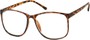 Angle of SW Nerd Style #1430 in Tortoise Frame with Clear Lenses, Women's and Men's Retro Square Sunglasses