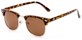Angle of Holden #9329 in Tortoise Frame with Amber Lenses, Women's and Men's Browline Sunglasses