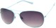 Angle of Chasma #71010 in Light Blue Frame, Women's and Men's Aviator Sunglasses