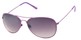 Angle of Chasma #71010 in Purple Frame, Women's and Men's Aviator Sunglasses