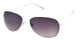 Angle of Chasma #71010 in White Frame, Women's and Men's Aviator Sunglasses