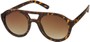 Angle of SW Celebrity Aviator Style #160 in Matte Brown Tortoise Frame with Amber Lenses, Women's and Men's  