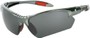Angle of SW Sport Style #9705 in Grey and Red Frame, Women's and Men's  