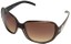 Angle of SW Oversized Style #9937 in Brown Frame, Women's and Men's  