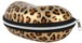 Angle of Large Leopard Print Case #1008 in Bronze Leopard, Women's and Men's  
