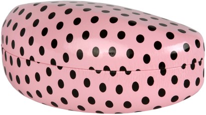 Angle of Extra Large Polka Dot Case #2207 in Pink Polka Dot, Women's and Men's  