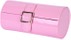 Angle of Medium Patent Buckle Case #775 in Light Pink, Women's and Men's  