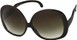 Angle of Cheyenne #9877 in Black Frame with Green Lenses, Women's Round Sunglasses