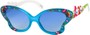 Angle of SW Kid's Floral Butterfly Style #5500 in Blue Frame, Women's and Men's  