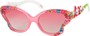 Angle of SW Kid's Floral Butterfly Style #5500 in Pink Frame, Women's and Men's  