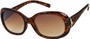 Angle of SW Rhinestone Style #4577 in Brown Tortoise Frame, Women's and Men's  
