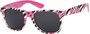 Angle of SW Zebra Kiss Retro Style #5220 in Pink/Black, Women's and Men's  