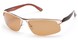 Angle of Transient #1369 in Gold Frame with Amber Lenses, Men's Sport & Wrap-Around Sunglasses