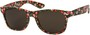Angle of SW Floral Retro Style #2434 in Black/Red Floral, Women's and Men's  