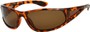 Angle of Sabbatical #8899 in Tortoise Frame with Amber Lenses, Women's and Men's Sport & Wrap-Around Sunglasses