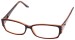 Angle of SW Clear Style #2900 in Brown and Orange Frame, Women's and Men's  
