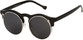 Angle of SW Flip-Up Celebrity Style #7472 in Black Frame with Grey Lenses, Women's and Men's  