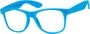 Angle of SW Clear Style #5322 in Light Blue Frame, Women's and Men's  