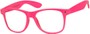 Angle of SW Clear Style #5322 in Hot Pink Frame, Women's and Men's  