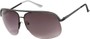 Angle of SW Aviator Style #9260 in Black/White Frame, Women's and Men's  