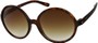 Angle of Jetty #8885 in Brown Tortoise Frame, Women's Round Sunglasses