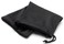 Angle of Microfiber Drawstring Pouch #3636 in Black, Women's and Men's  Soft Case