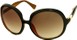 Angle of SW Oversized Round Style #1133 in Black/Orange Two-Tone Frame with Amber Lenses, Women's and Men's  