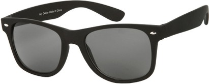 Angle of Firefly #3275 in Black Frame, Women's and Men's Retro Square Sunglasses