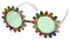 Angle of SW Funky Kid's Sunglasses #201 in Green Frame, Women's and Men's  