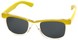 Angle of SW Kid's Style #1404 in Yellow and Clear Frame, Women's and Men's  