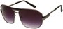 Angle of SW Retro Aviator Style #34 in Grey and Black Frame with Smoke Lenses, Women's and Men's  