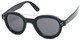 Angle of SW Retro Style #54049 in Black Frame, Women's and Men's  