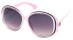 Angle of SW Oversized Style #5086 in Pink and White Frame, Women's and Men's  