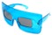 Angle of SW Novelty Style #9946 in Blue Frame, Women's and Men's  