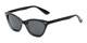 Angle of Paris #2265 in Black Frame, Women's Cat Eye Sunglasses