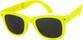 Angle of Rio #8828 in Yellow Frame, Women's and Men's Retro Square Sunglasses