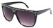 Angle of SW Studded Style #9850 in Black, Women's and Men's  