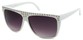 Angle of SW Studded Style #9850 in White, Women's and Men's  