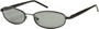 Angle of SW Polarized Style #1592 in Glossy Grey/Black Frame, Women's and Men's  