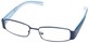 Angle of SW Clear Style #2903 in Blue Frame, Women's and Men's  