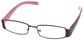 Angle of SW Clear Style #2903 in Bronze and Pink Frame, Women's and Men's  