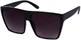 Angle of SW Rock Star Style #9936 in Black Frame with Smoke Lenses, Women's and Men's  