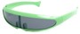 Angle of SW Funky Retro Style #8848 in Green Frame, Women's and Men's  