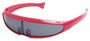 Angle of SW Funky Retro Style #8848 in Hot Pink Frame, Women's and Men's  