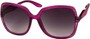 Angle of SW Oversized Style #3439 in Purple Frame with Smoke Lenses, Women's and Men's  