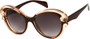 Angle of SW Fashion Style #459 in Brown/Clear Frame, Women's and Men's  