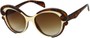 Angle of SW Fashion Style #459 in Brown Tortoise/Cream Frame, Women's and Men's  